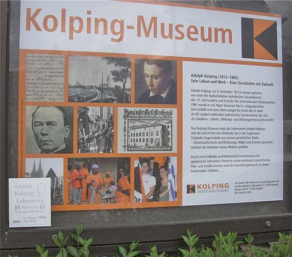 Viele interessante Informationen erhielten die Teilnehmer der Fahrt im Kolping-Museum. privat