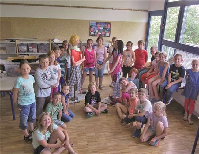 Viele interessierte Kids nahmen an den Projekttagen teil.