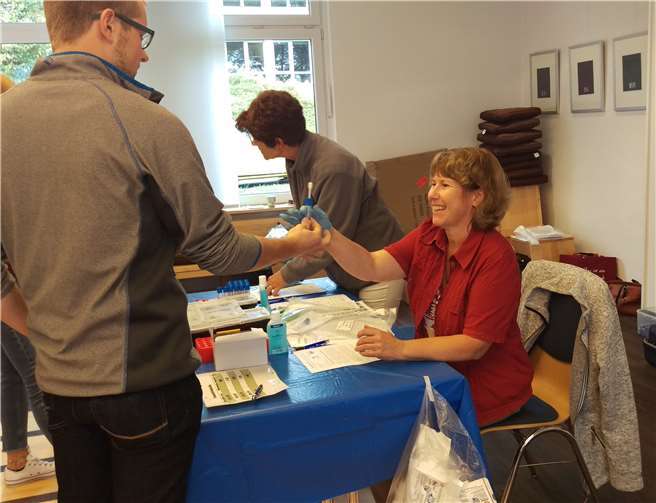 Viele junge Menschen setzten mit ihrer Registrierung ein Zeichen gegen den Blutkrebs.