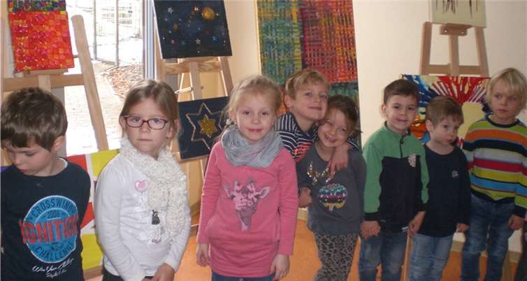 Viele kleine Künstler waren am Werk. privat