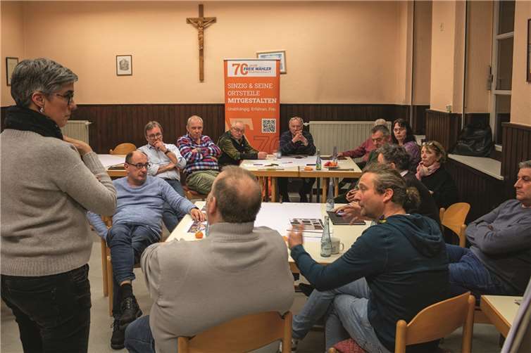 Viele kreative Ideen für die Kommunalpolitik waren das Ergebnis des Workshops mit Bürgerinnen und Bürger sowie Mitgliedern der FREIEN WÄHLER Sinzig. Foto: FWG/ Friedsam