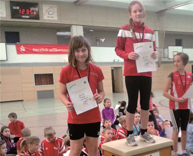 Viele rote Trikots waren auf den Siegertreppchen zu sehen.