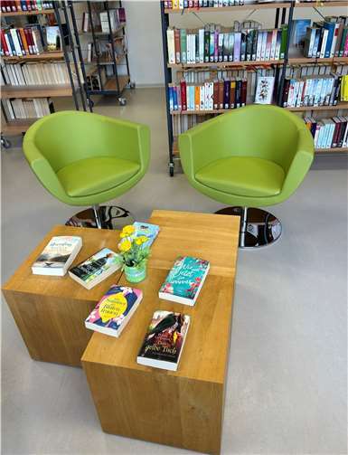 Viele schöne Lesestunden versprechen die neuen Bücher in der Lahnsteiner Stadtbücherei. Foto: Eva Dreiser / StadtverwaltungLahnstein