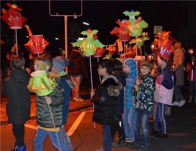 Viele unterschiedliche Laternen waren zu bestaunen.