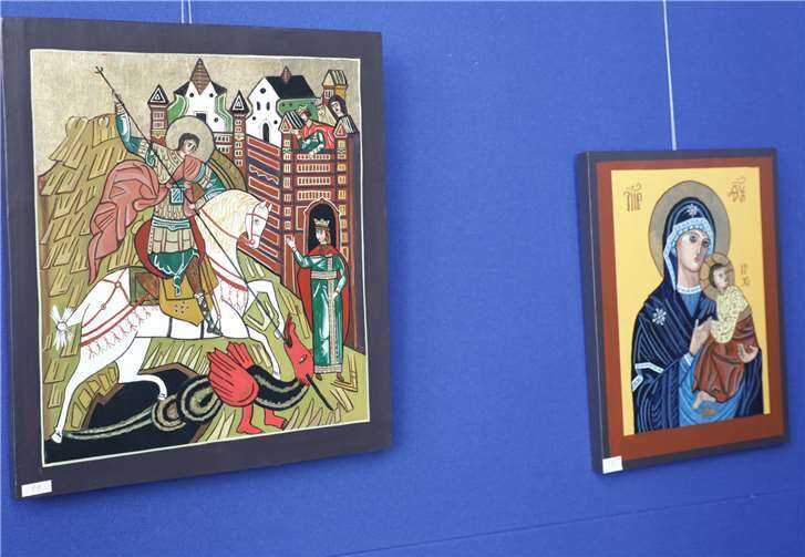 Vielfältige Ikonen werden in den kommendenWochen in der Berkumer und der Pecher Kirche zu sehen sein.