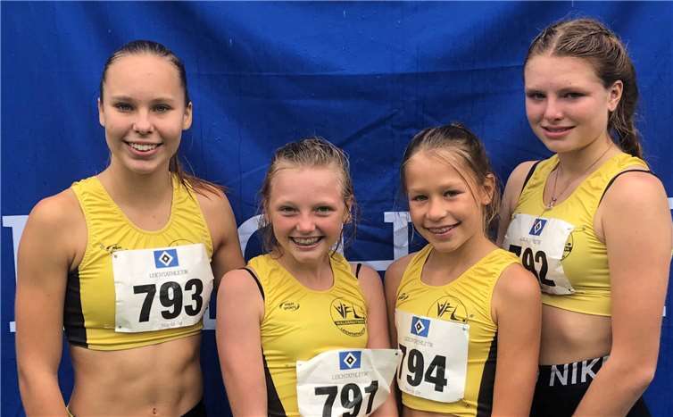 Vier Nachwuchstalente des VfL Waldbreitbach nahmen zum Saisonabschluss die lange Reise auf sich und präsentierten sich in hervorragender Verfassung.Foto: privat