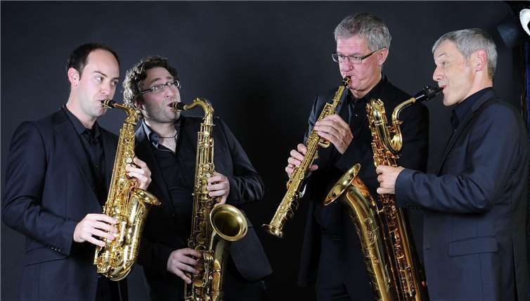 Vier Saxophone und die schönsten Arrangements aus vier Jahrhunderten Musikgeschichte kann man bald im „Hotel zur Mühle“ hören.privat
