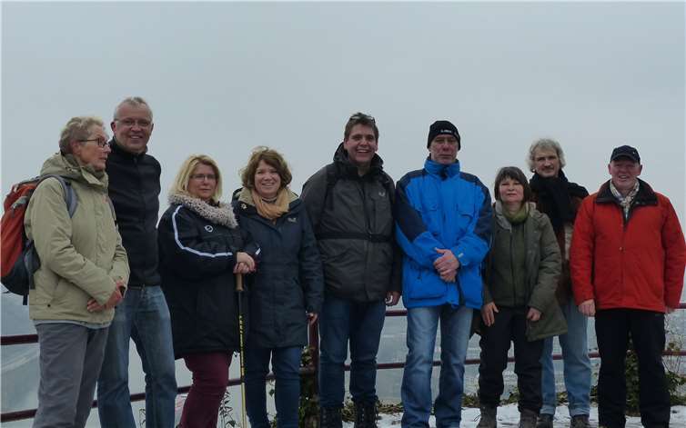 Vier Stunden waren die Wanderer des Frankener SV unterwegs.privat