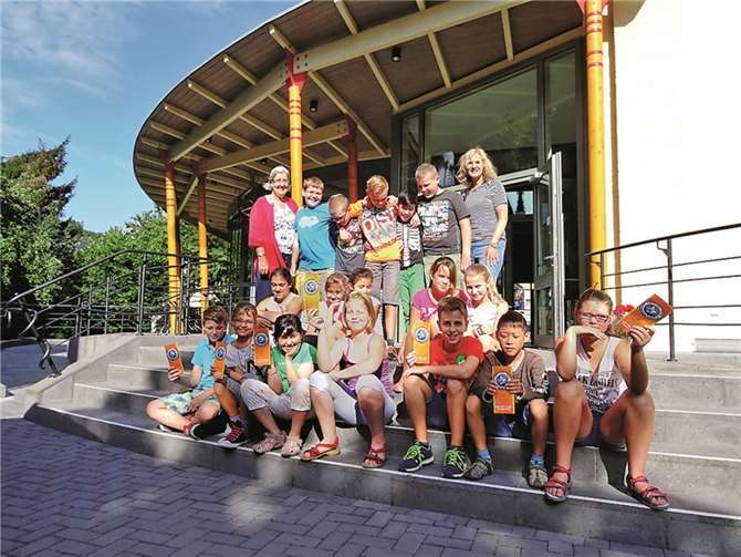 Viertklässler der Grundschule St. Martin zu Besuch im Eine-Welt-Laden Remagen-Sinzig.privat