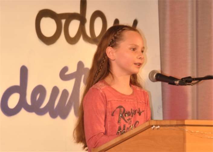 Viktoria Werner von der KGS St. Martin erreichte den zweiten Platz.