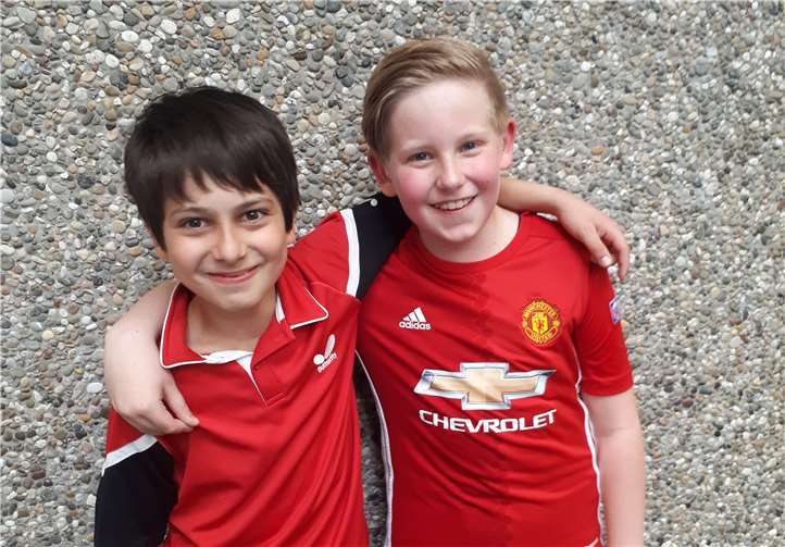 Vincent Zehmisch (links) und Noah Schug (rechts).Foto: privat