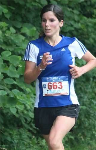 Viola Pulvermacher auf der Strecke.