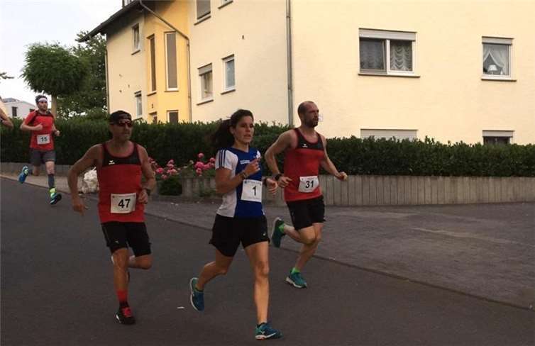 Viola Pulvermacher auf der Strecke.