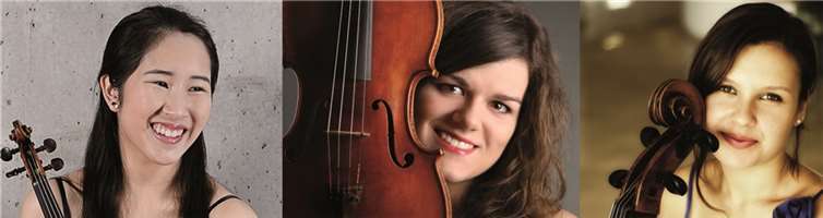 Violine, Viola und Violoncello: Das Trio Arev kommt am 3. Juli in die Saffiger Barockkirche.