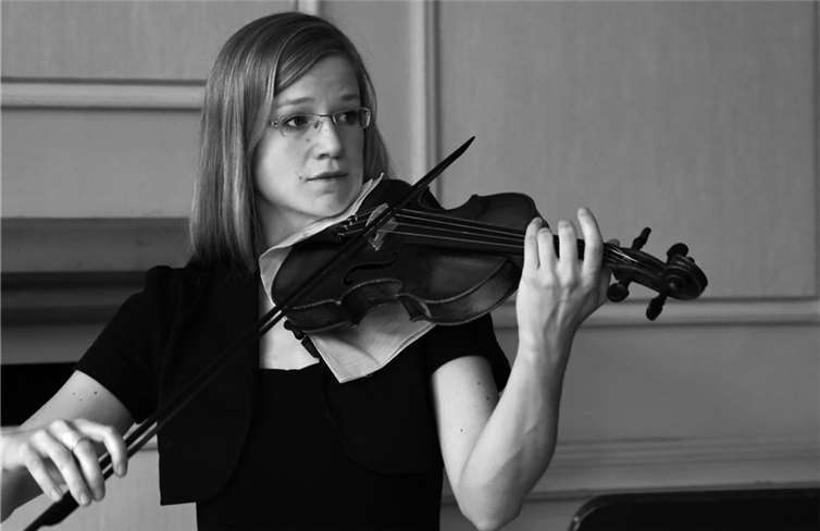 Violinistin Veronika Stickel. privat