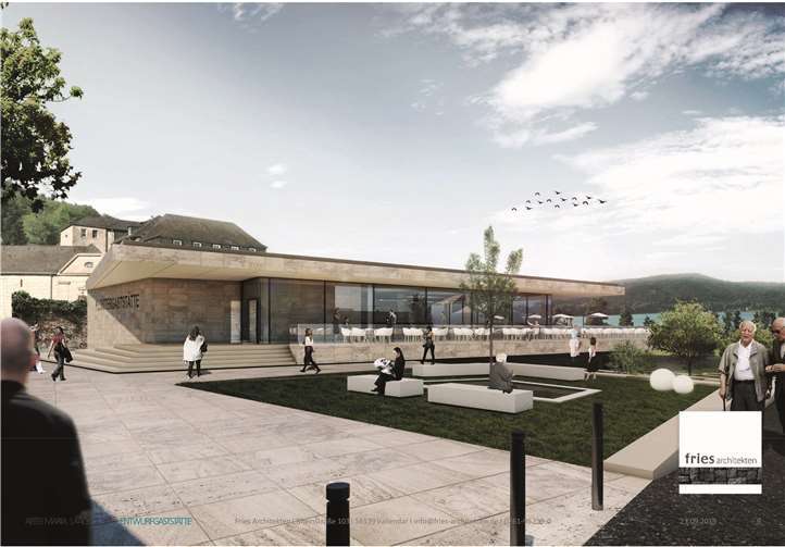 Vision Klostergaststätte des Architekturbüros Fries aus Vallendar.Foto: Maria Laach