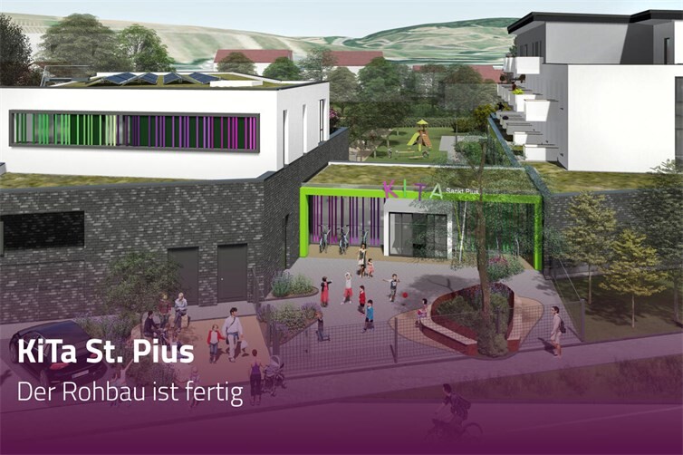 Visualisierung der neuen Kita St. Pius