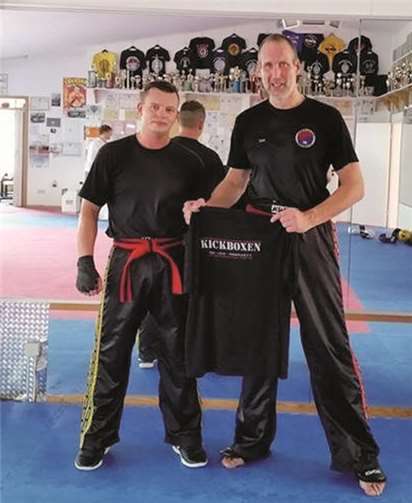 Vitali Buller und Thorsten Schwarz sind nun beide im ersten Meistergrad.privat