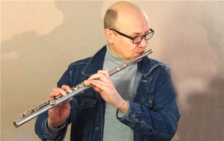 Vito Bergs an der Querflöte. Foto: privat