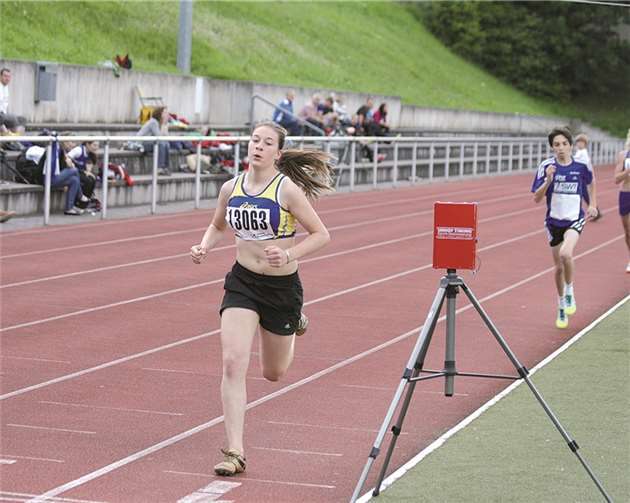 Vivian Ackermann beim 2000 Meter-Lauf.privat