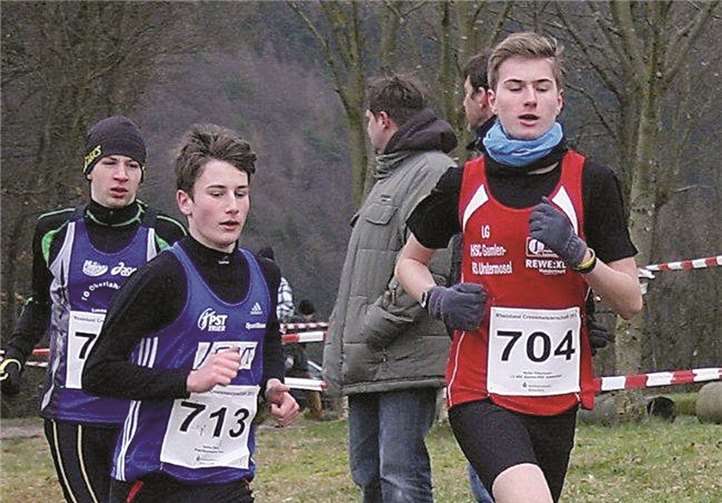 Vize-Meister über 2400 m Cross Niclas Olbermann