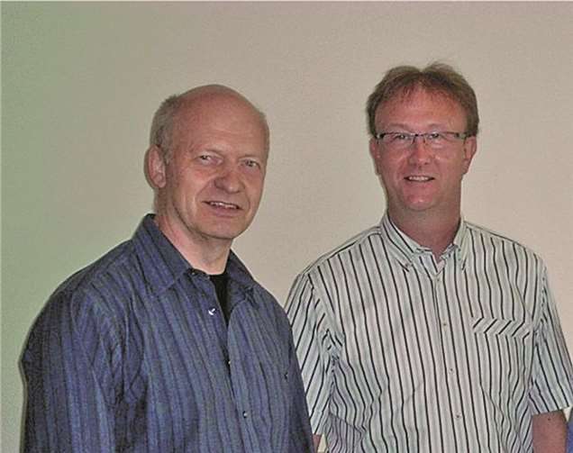 (V.l.) Albert Wessel, Jörg Meyer, Dieter Huth.  Privat