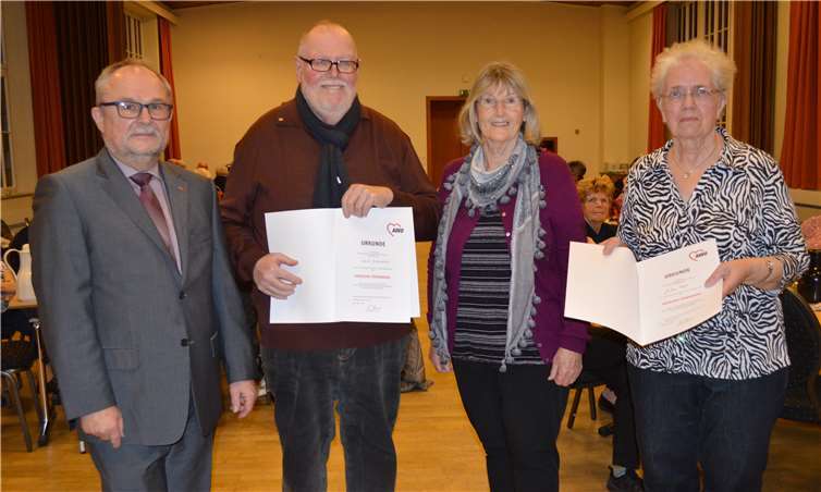 V.l. Andreas Johnsen, Horst Glasstetter, Renate Cichuttek und Jutta Hoya.-AB-