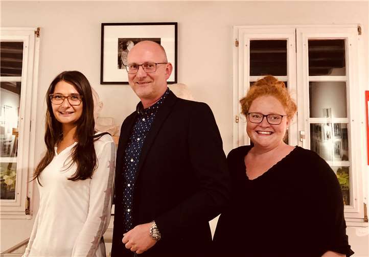 (V.l.:) Anna Steinkopf, Uwe Weber, Natalja Kronenberg