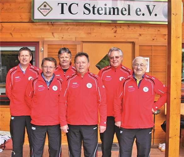 (V.l.) Armin Müller, Volker Born, Werner Müller, Berthold Schwarz, Harald Koschwitz, Kurt Eidner.  Privat