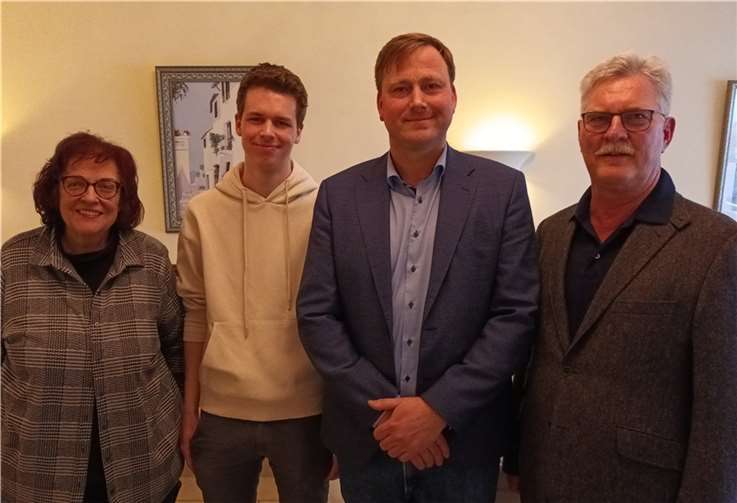 V.l.: Barbara Heymann, Tobias Hübel, Stefan Pohl, Gert-Jürgen Scholz. Foto: privat