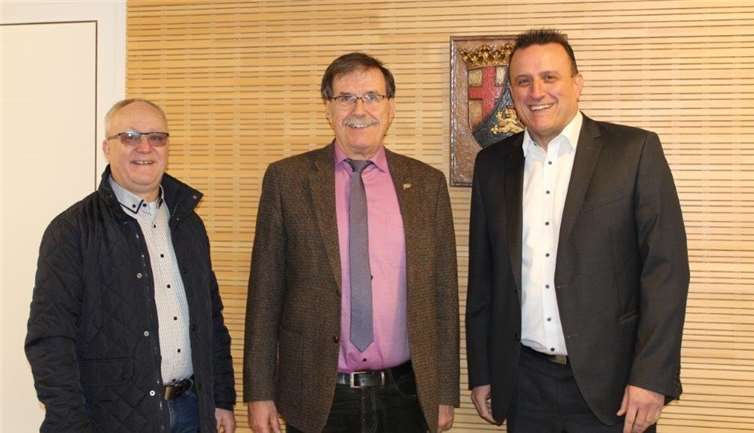 (V.l.:) Beigeordneter Detlev Leersch, Bürgermeister Klaus Bell und der Erste Beigeordnete Peter Wilkes. Foto: privat