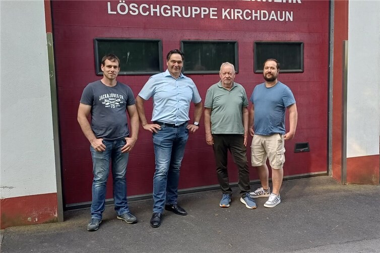 V.l. Bernd Giraths, Christoph Schmickler Hubert Rößel Christoph Scheuer.