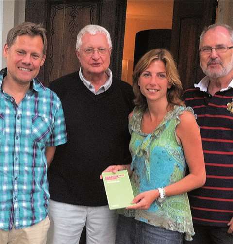 V.l.: Bernhard Wambach, Peter Zoller, Sabine Bätzing-Lichtenthäler, Wolfgang Gisevius