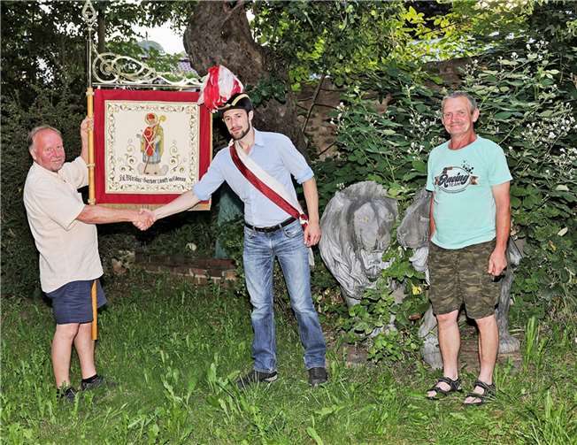 V.l. Bert Schäfer, Wolfhard Klein, Lothar Weber.  Foto: Werner Dreschers