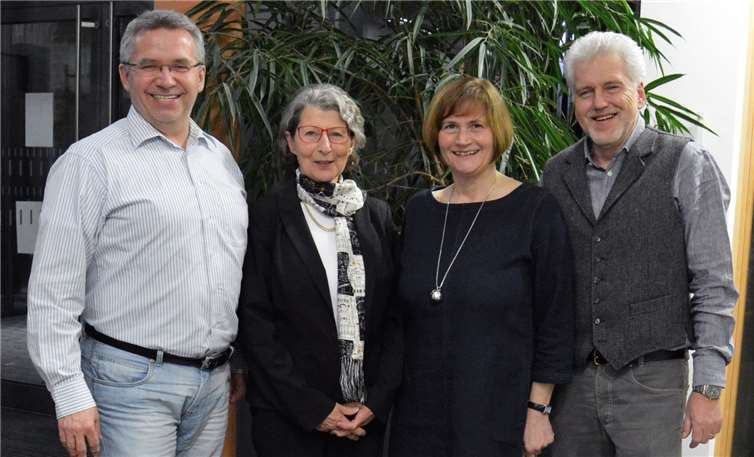 V.l.: Burckhardt Steding, Edel Lähde, Martina Münch und Hubert Münch.Foto: privat