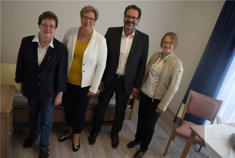 V.l.: Christel Eichmanns, Petra Kalkbrenner, Peter Hemmerling und Anja Marquardt.privat