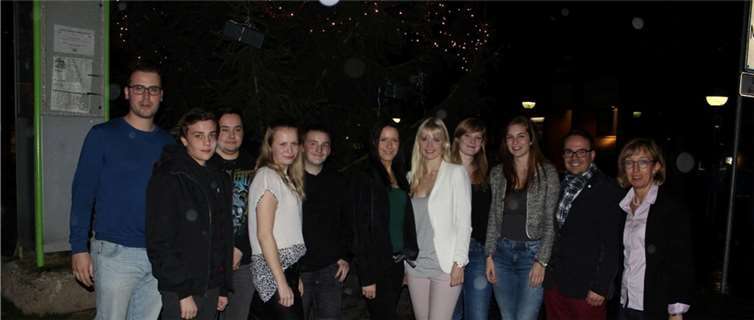 V.l. Christian Stock, Dominik Schäfer, Christian Schäfer, Karina Schumacher, Thomas Roskop, Annsofie Schumacher, Janine Welsch, Franziska Antonia Sperling, Joachim Kühlwetter, Katja Kroeger.privat