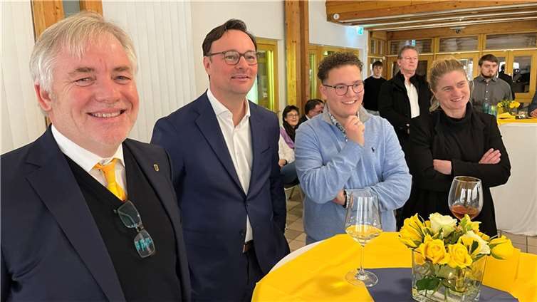 V.l.: Christoph Maurer, PStS Oliver Luksic, Marc Frings, Jana Rentzsch. Foto: privat