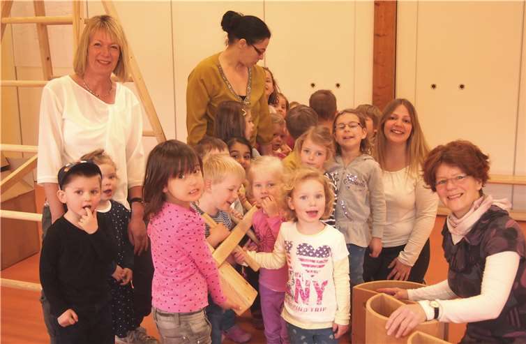 V.l.: Claudia Geisen, Manuela Staab, Julia Bauer und Elisabeth Lenzen haben mit den Kindern das neue Projekt gestartet. privat