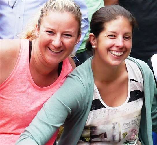 V.l.: Conny Kopp und Nadine Hachenberg kamen in allen drei Mixedteams des TC Steimel in der Sommerrunde zum Einsatz.Foto: Dietrich Rockenfeller/TC Steimel