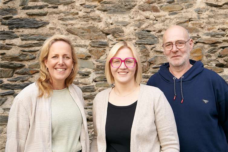 V.l.: Das Team Mayen-Koblenz: Nina Meyer, Jacqueline Klöppel und Hubert Wölver. Foto: : Die Linke MYK