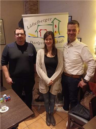 V.l.: Der neue Beisitzer Frank Simon, die neue Kassierin Natalie Wiehlpütz und der alte und neue Vorsitzende Daniel Südhof. Foto: privat