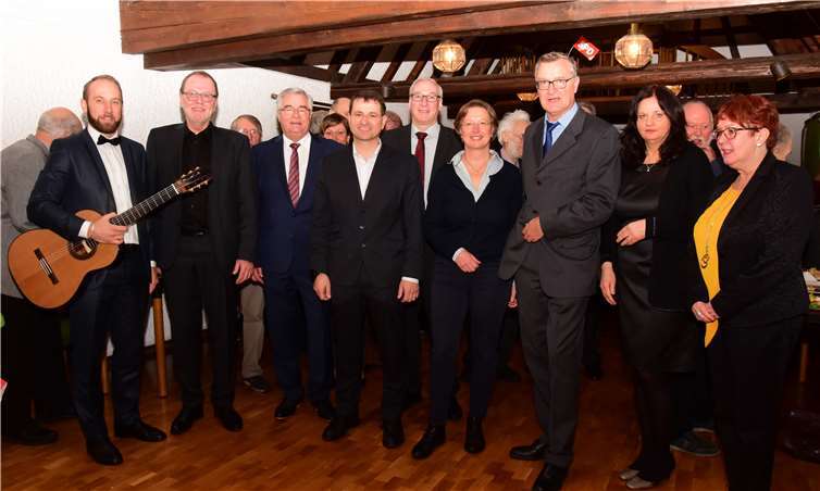 (V.l.:) Devon Rempel, Wolfgang Heitmann, Josef Gans, Prof. Dr. Markus Rudolf, Fred Pretz, Karin Küsel, Bernd Schemmer, Klaudia Follmann-Muth und Brigitte Heitmann-Weiß. Foto: privat