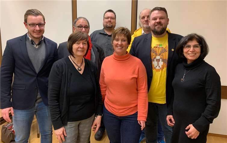 (V.l.): Dominik Pretz, Claudia Thomas, Manfred Bauer, Michael Kragt, Claudia Seidel, Haakon Herbst, Christoph Mohr und Zeynep Begen.Foto: SPD Ratsfraktion Bendorf