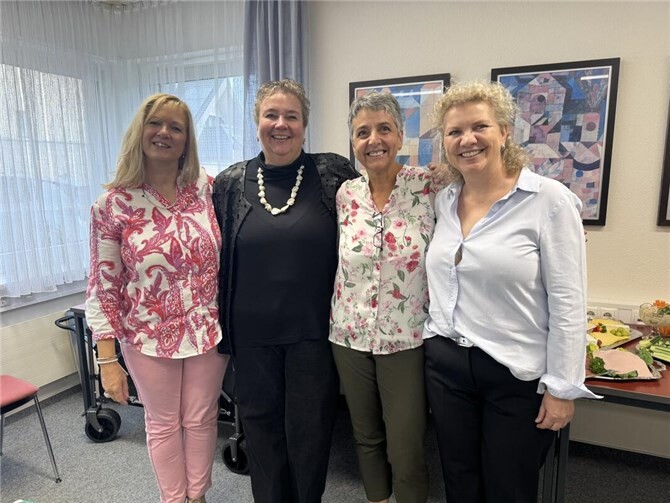 V.l.: Dorothee Schöneck, Beate Pflaumann, Petra Holenfelder, Monika Lürick. Foto: Gemeinde Wachtberg