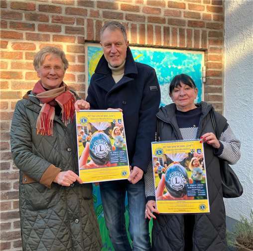 V.l.: Dr. Angelika Wurm (Activity-Beauftragte), Karl Böttcher (Vizepräsident) und Renate Diefenbach (Präsidentin) - alle Lions Club Meckenheim-Wachtberg. Foto: privat
