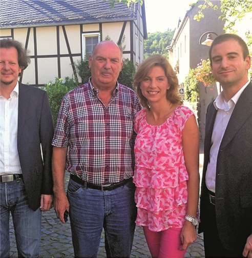 (V.l.) Dr. Dirk Seeling, Prof. Dr. Merten, Sabine Bätzing-Lichtenthäler, MdB, Marcel Hürter, MdL.  Privat