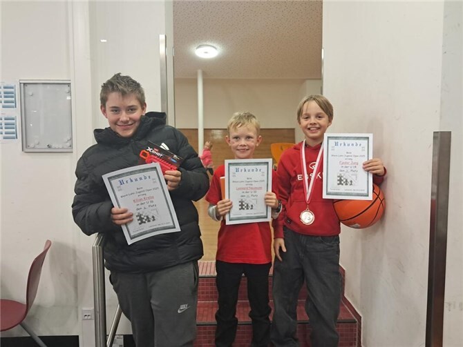 V.l.: Erfolgreiches Trio: Kilian Krebs, Leonard Neumann und Fjodor Jung. Foto: privat