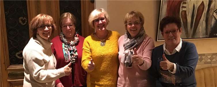 V.l. Esther Arf, Veronika Adams, Margret Maurenbrecher, Gabriele Evertz und Christa Zerwas (es fehlt Irene Seger).privat