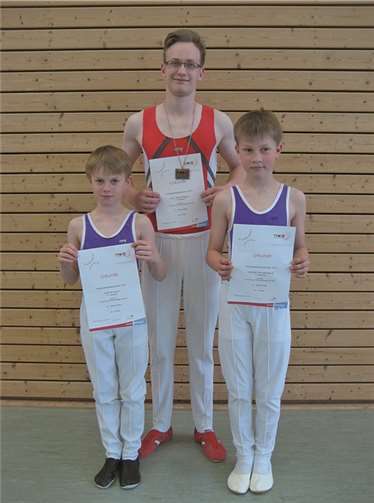 V.l. Falk Brenner, Jens Winterhagen und Maxim Breidenbach.privat